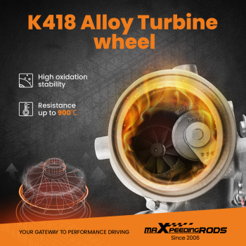 Left Turbo Turbocharger compatible for INFINITI Q50 Q60 Red Sport 400 3.0L 2997CC V6 843565