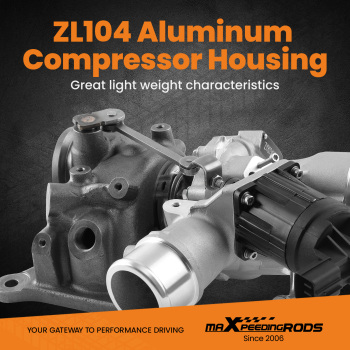 Left Turbo Turbocharger compatible for INFINITI Q50 Q60 Red Sport 400 3.0L 2997CC V6 843565