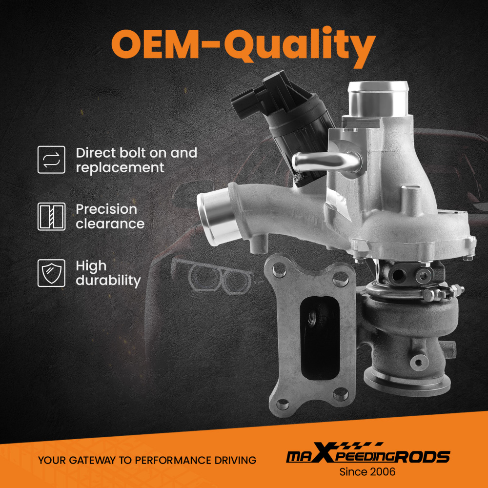 Left Turbo Turbocharger compatible for INFINITI Q50 Q60 Red Sport 400 3.0L 2997CC V6 843565