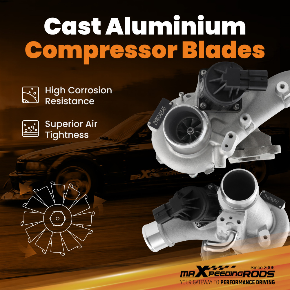 LeftRight Turbo compatible for INFINITI Q50 Q60 3.0 L 2016-2022 144115CA0D 144115CA2C