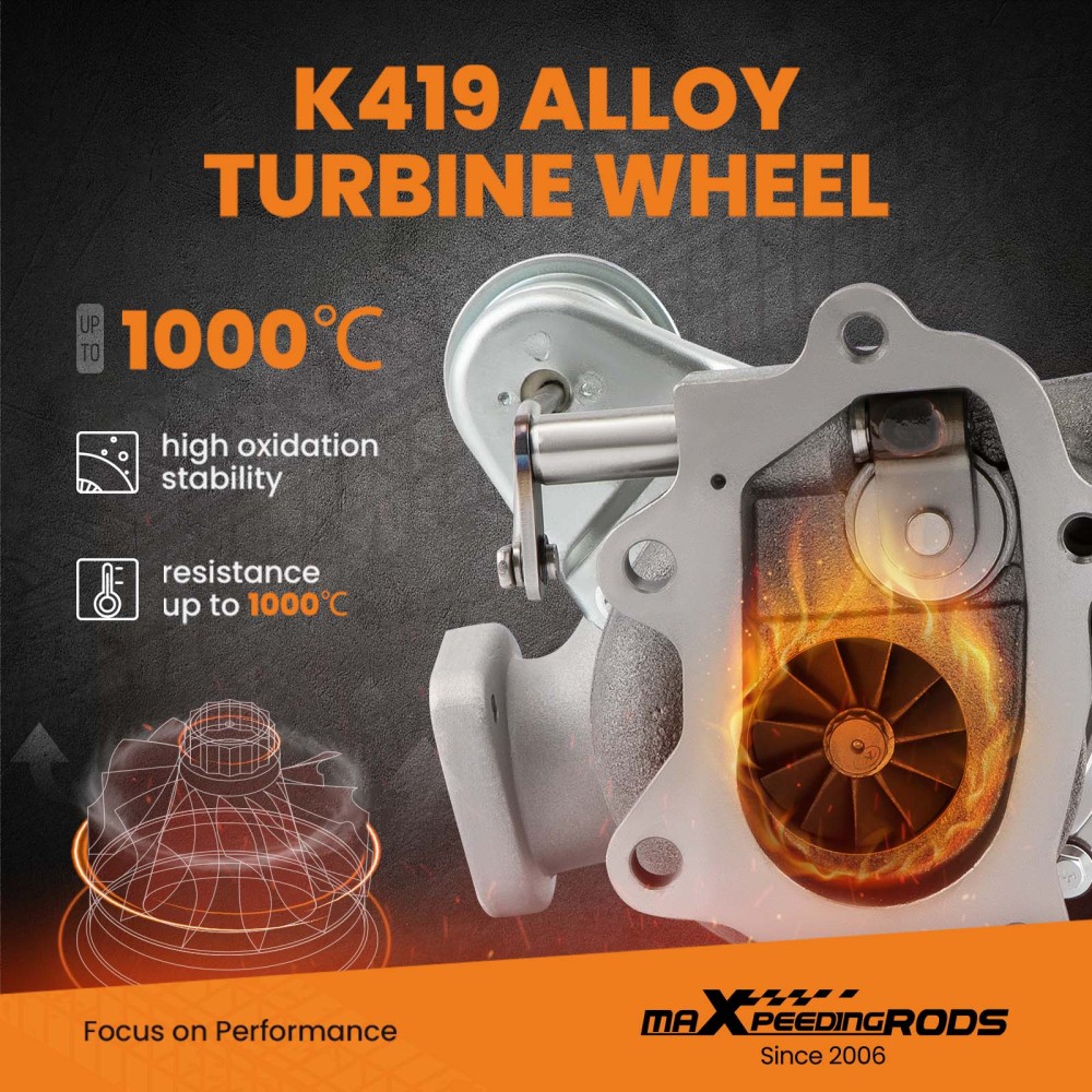 VF52 RHF55 Turbo Turbocharger compatible for Subaru WRX 14411AA800 Water +Oil Cooled Billet