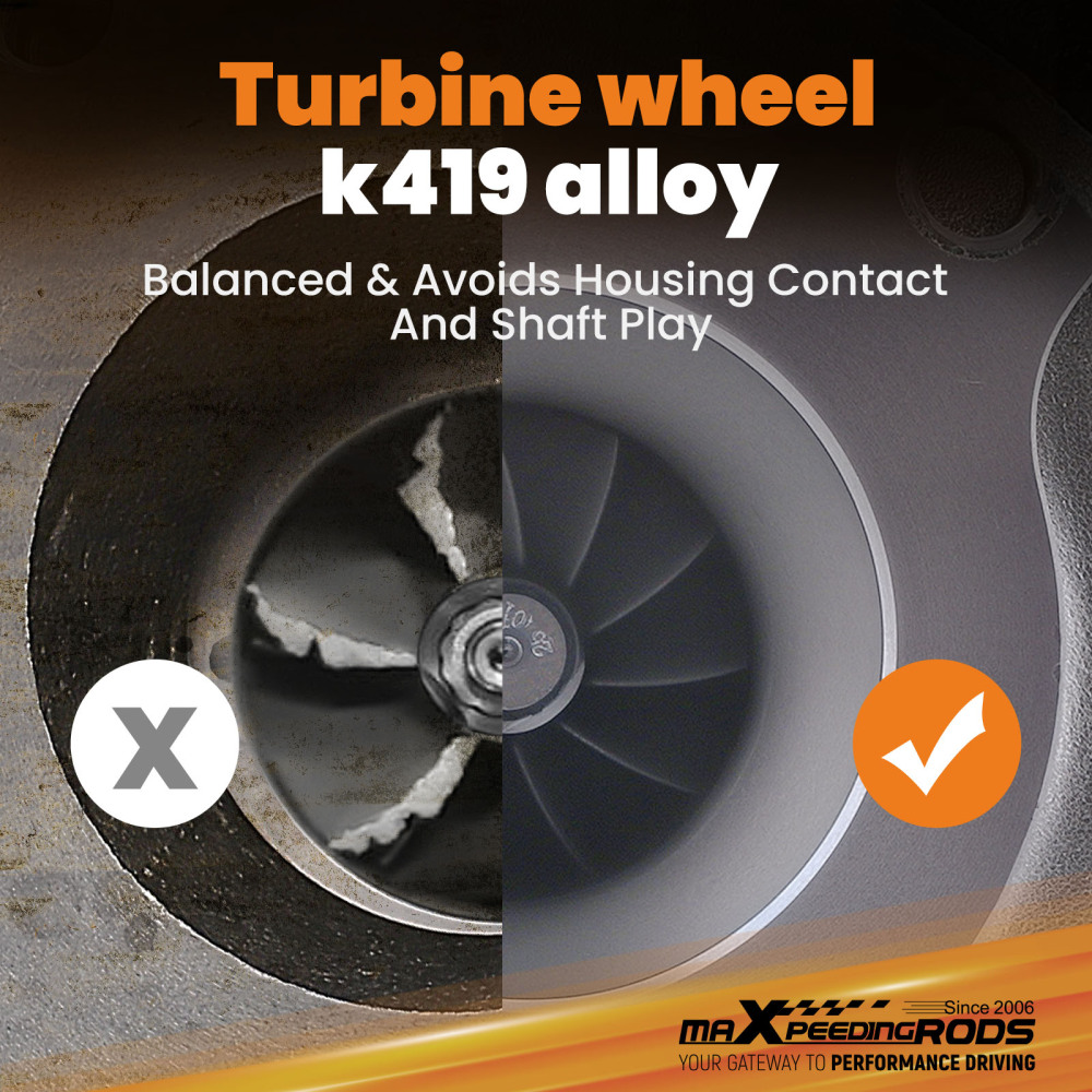 Billet Turbocharger TF035 compatible for Mitsubishi L200 Triton 2.4D 4N15 Engine 4933501700