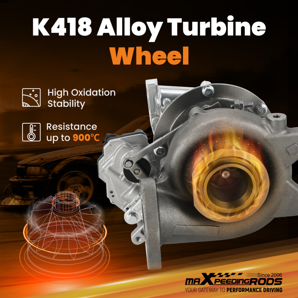 Turbo Turbocharger compatible for Toyota Hilux Prado Fortuner D4D 1GD-FTV 2.8L 9108505001Y