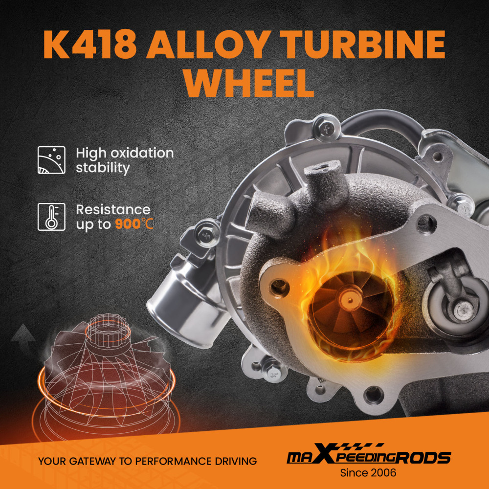 Compatible for Toyota Hilux compatible for Hiace Land Cruiser 2.5L 2KD-FTV 17201-30030CT9 Turbo Turbocharger