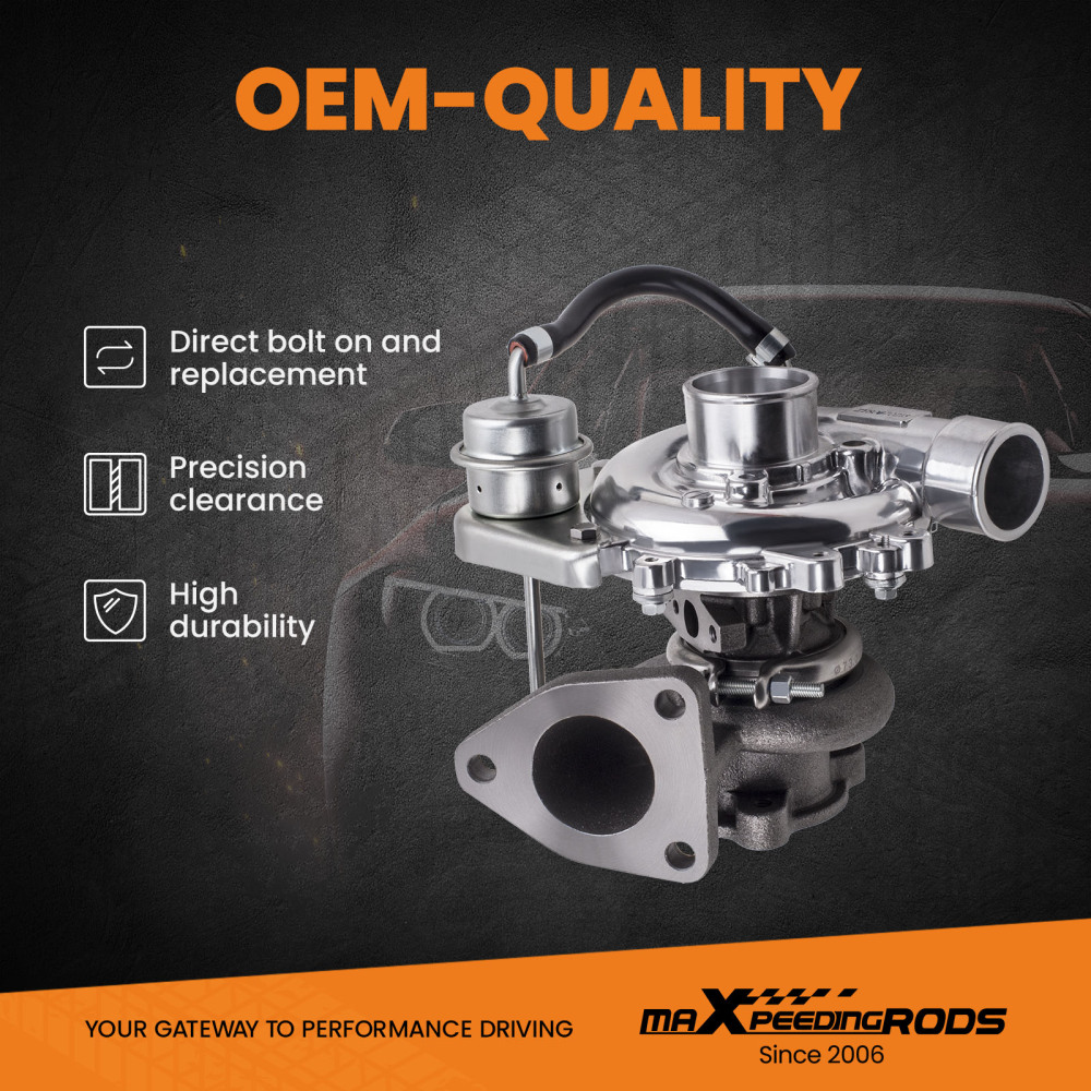 Compatible for Toyota Hilux compatible for Hiace Land Cruiser 2.5L 2KD-FTV 17201-30030CT9 Turbo Turbocharger