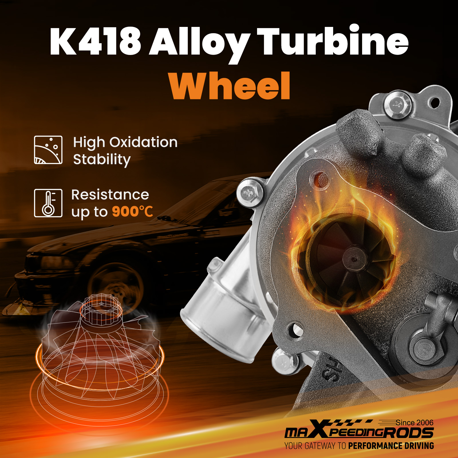 Turbocharger compatible for Toyota Innova 2.5L 2KD-FTV 17201