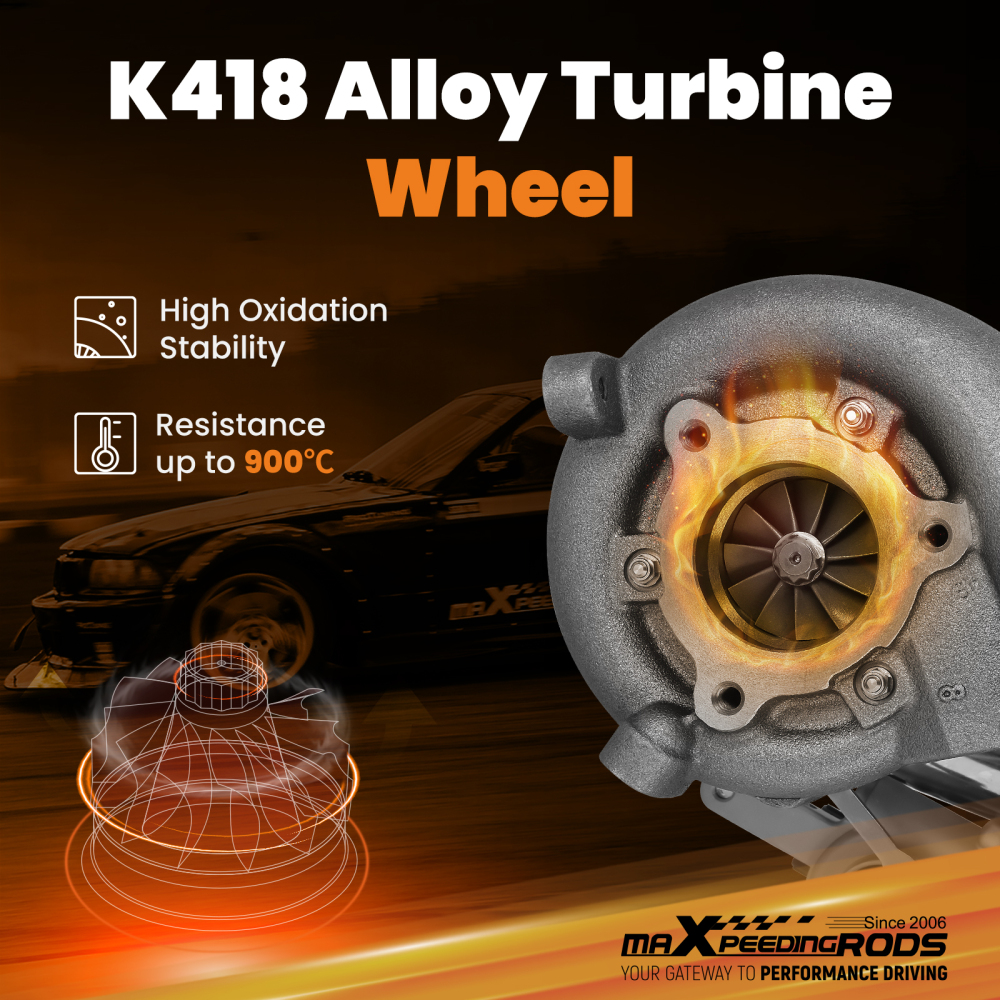 Turbocharger compatible for Toyota Hiace 3.0l D4D 1KD-FTV 2007- 17201-30180 Water Cooling