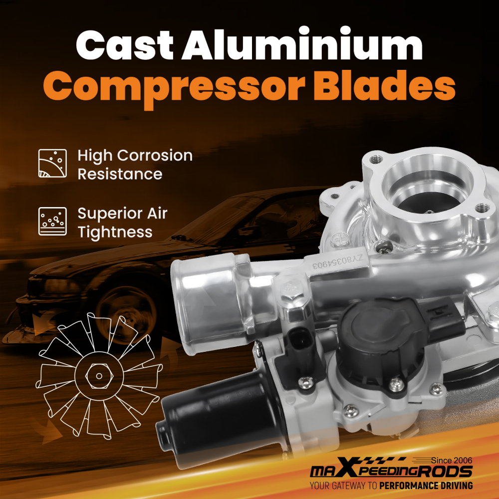 Turbocharger compatible for Toyota Hiace 3.0l D4D 1KD-FTV 2007- 17201-30180 Water Cooling