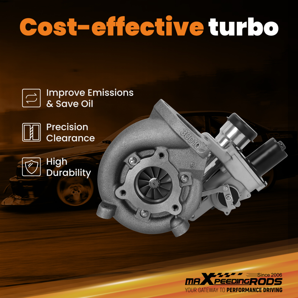 Turbocharger compatible for Toyota Hiace 3.0l D4D 1KD-FTV 2007- 17201-30180 Water Cooling