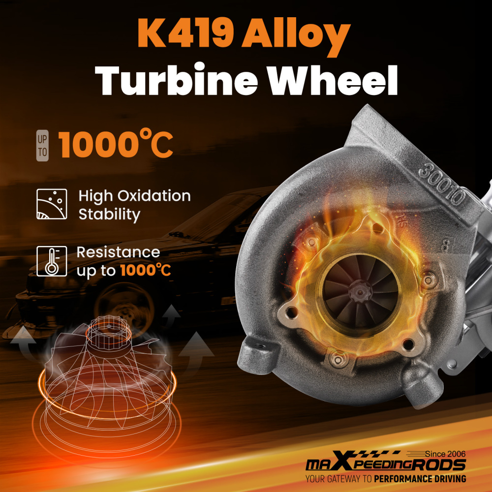 Billet Turbocharger compatible for Toyota Land cruiser Prado KJD120 KJD150 1KD-FTV Engine