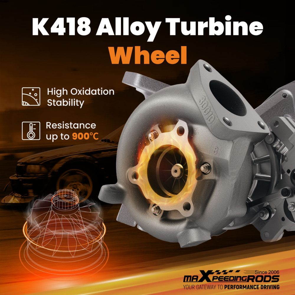 Turbo Chargeur compatible pour TOYOTA 1KD-FTV 17201-0L040 Hilux LC Prado 3.0 Ltr D4-D 02-10