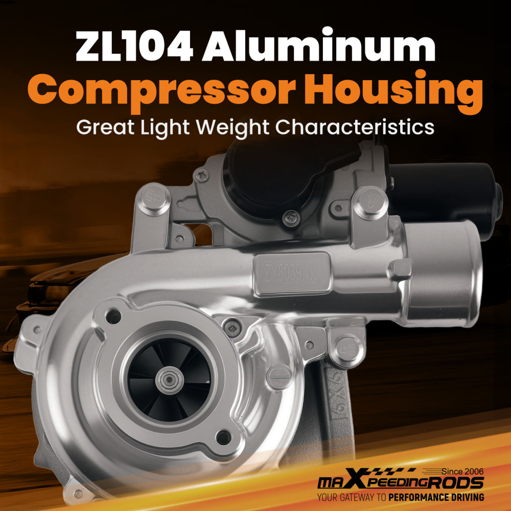 Turbo Chargeur compatible pour TOYOTA 1KD-FTV 17201-0L040 Hilux LC Prado 3.0 Ltr D4-D 02-10