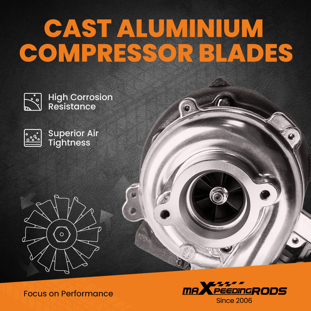 Turbo Chargeur compatible pour TOYOTA HI-LUX compatible pour Landcruiser 3.0L 1KD-FTV 17201 OL040 1720130110