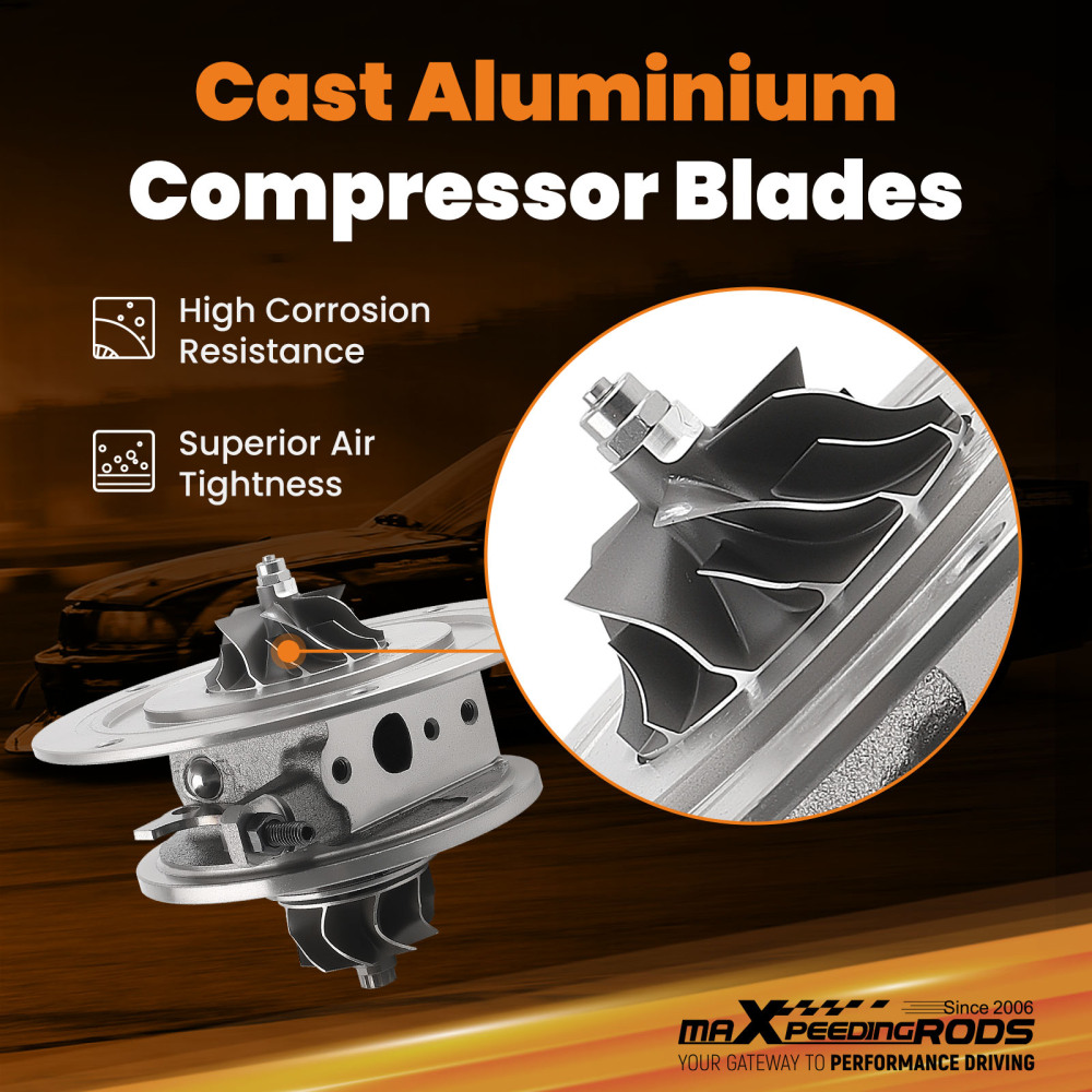 Turbo Cartridgeturbo cartridges Turbocharger Cartridge compatible for Toyota Hilux / Prado / Fortuner D4D 1GD-FTV 2.8L Diesel 2015-