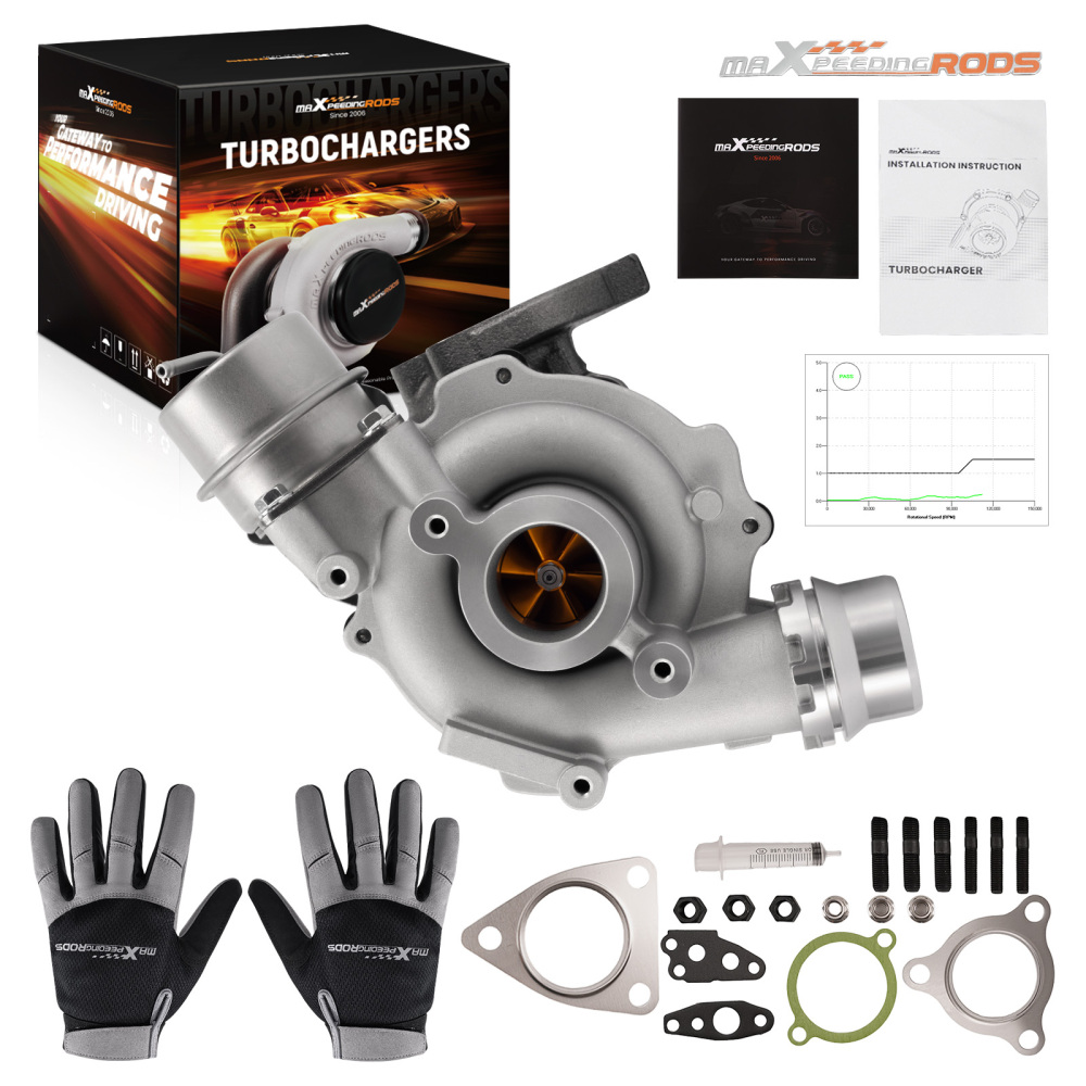 Turbocompressore con Guarnizione Attuatore elettrico compatibile per Toyota Hi-lux 3.0L