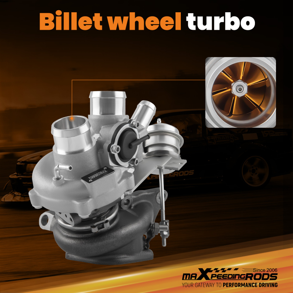 Upgraded Billet Turbo compatible for Ford F-150 F150 Trucks 3.5L 2010 2011 2012 Left Side