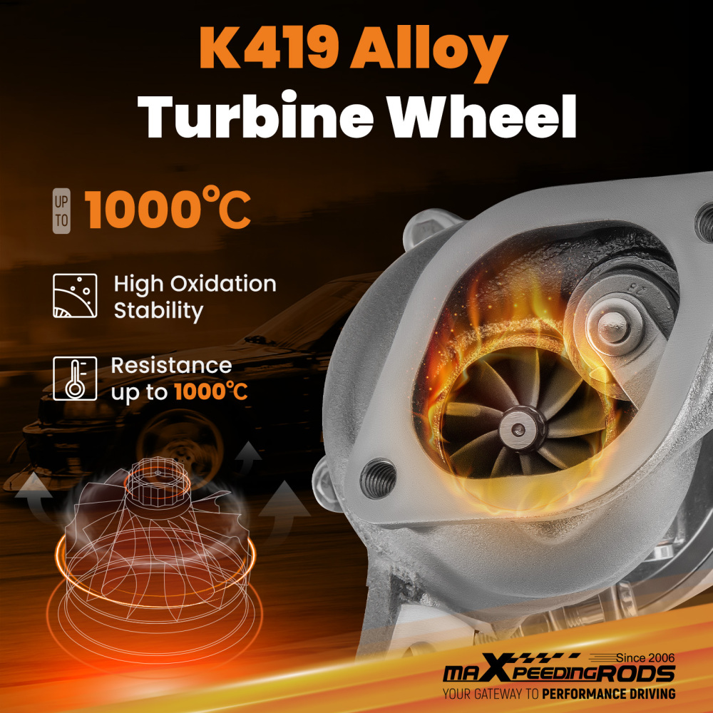 Upgraded Billet Turbo compatible for Ford F-150 F150 Trucks 3.5L 2010 2011 2012 Left Side