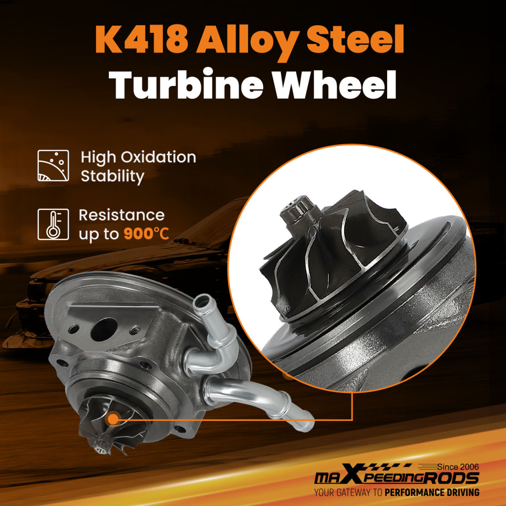 Turbo Cartridge compatible for Ford Fiesta Focus C-Max 1.0L compatible for EcoBoost 74Kw 1799852 1761178