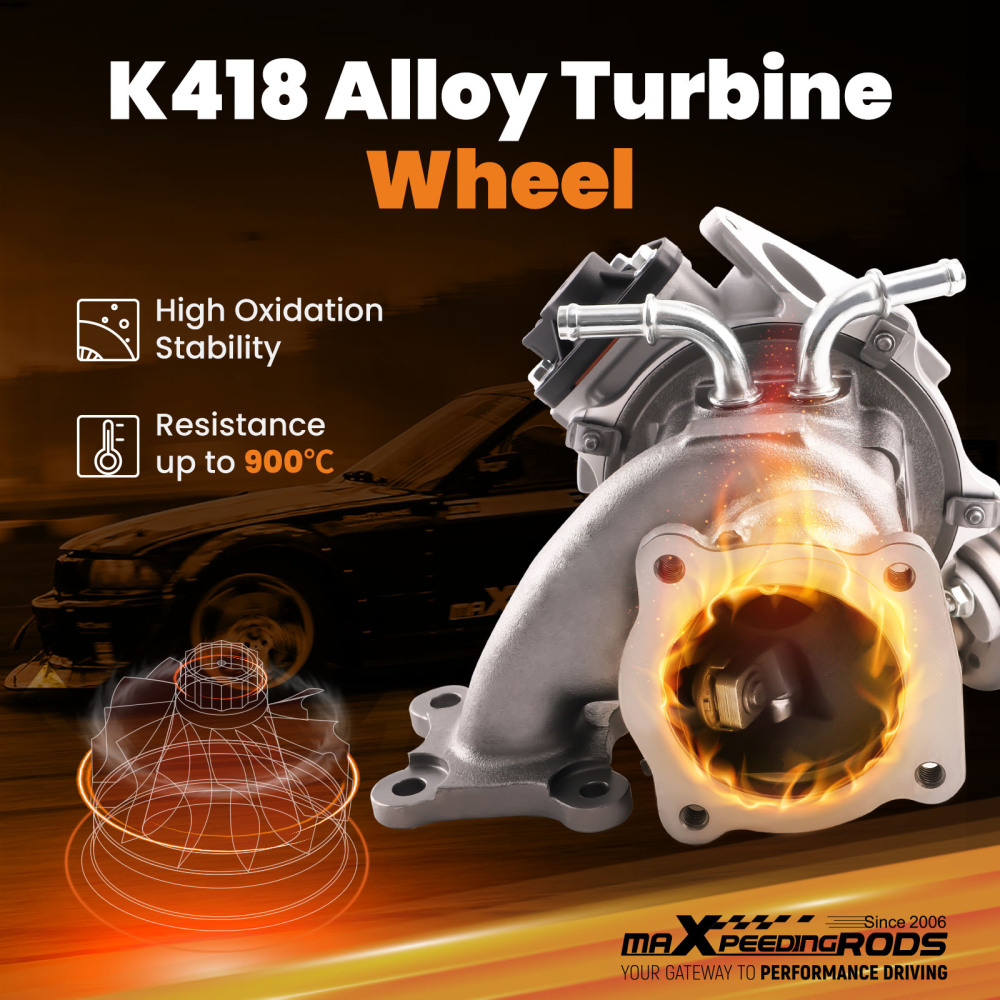 Turbo Turbocharger compatible for Ford Focus C-Max B-Max compatible for Fiesta 1.0 L compatible for EcoBoost CM5G6K682GB