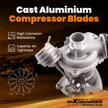 Turbo Turbocharger compatible for Ford Focus C-Max B-Max compatible for Fiesta 1.0 L compatible for EcoBoost CM5G6K682GB