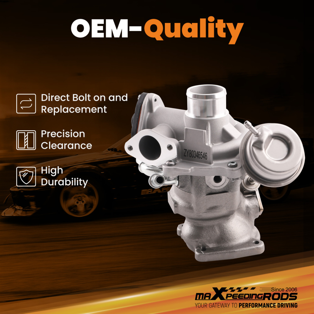 Turbo Turbocharger compatible for Ford Focus C-Max B-Max compatible for Fiesta 1.0 L compatible for EcoBoost CM5G6K682GB