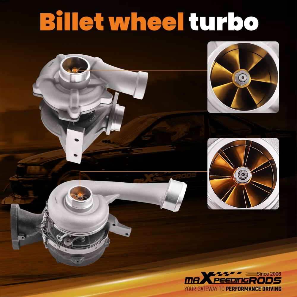 Twin Turbo Billet Wheel compatible for Ford F250 F350 F450 F550 6.4L Diesel 2008-2010 2009