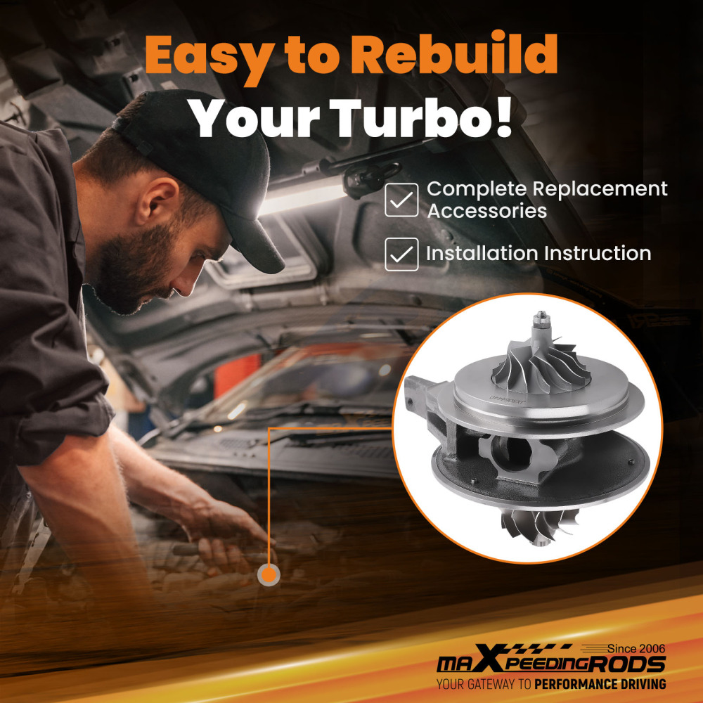 Turbo Cartridge Core compatible for Ford Powerstroke F350 F250 6.4L 2008-2010 Turbochargers