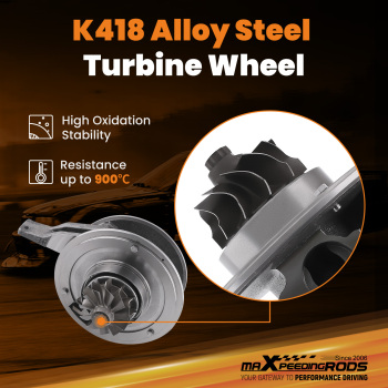 New Turbo Cartridge compatible for Ford 6.4 F250 F350 F450 2008 2009 2010 Turbocharger Core