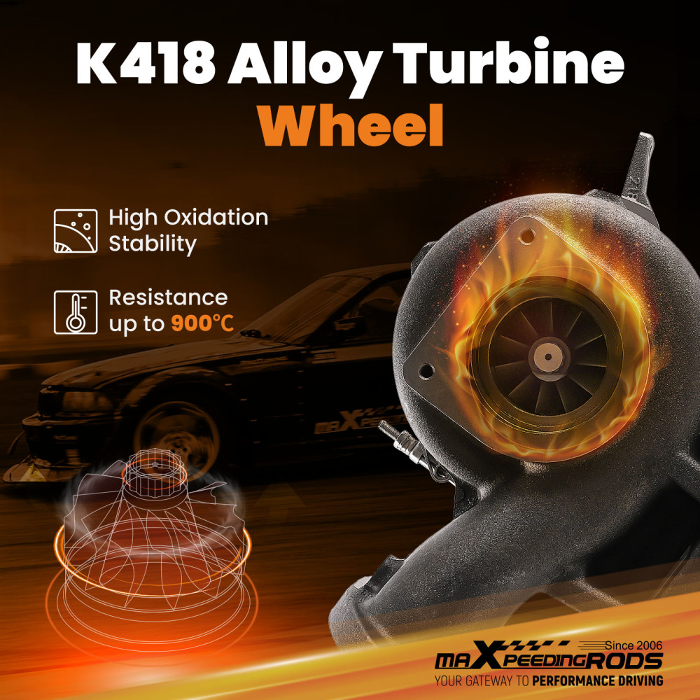 Turbo High Pressure compatible for Ford F250 F350 F450 F550 6.4L compatible for V8 Super Duty 08-10 Diesel