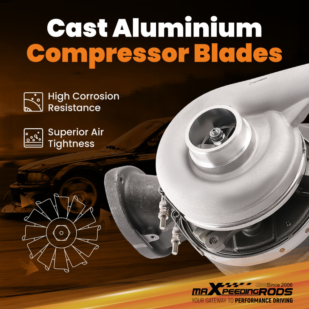 Turbo High Pressure compatible for Ford F250 F350 F450 F550 6.4L compatible for V8 Super Duty 08-10 Diesel