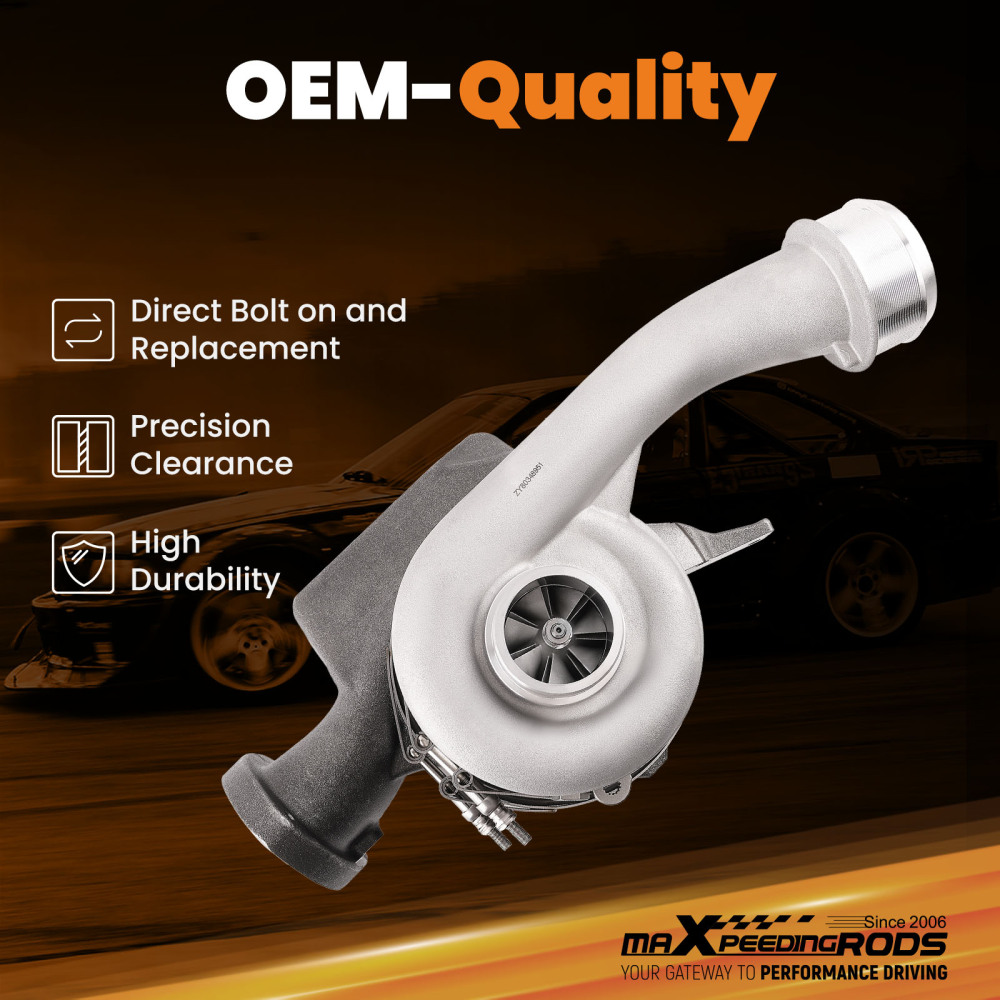 Turbo High Pressure compatible for Ford F250 F350 F450 F550 6.4L compatible for V8 Super Duty 08-10 Diesel