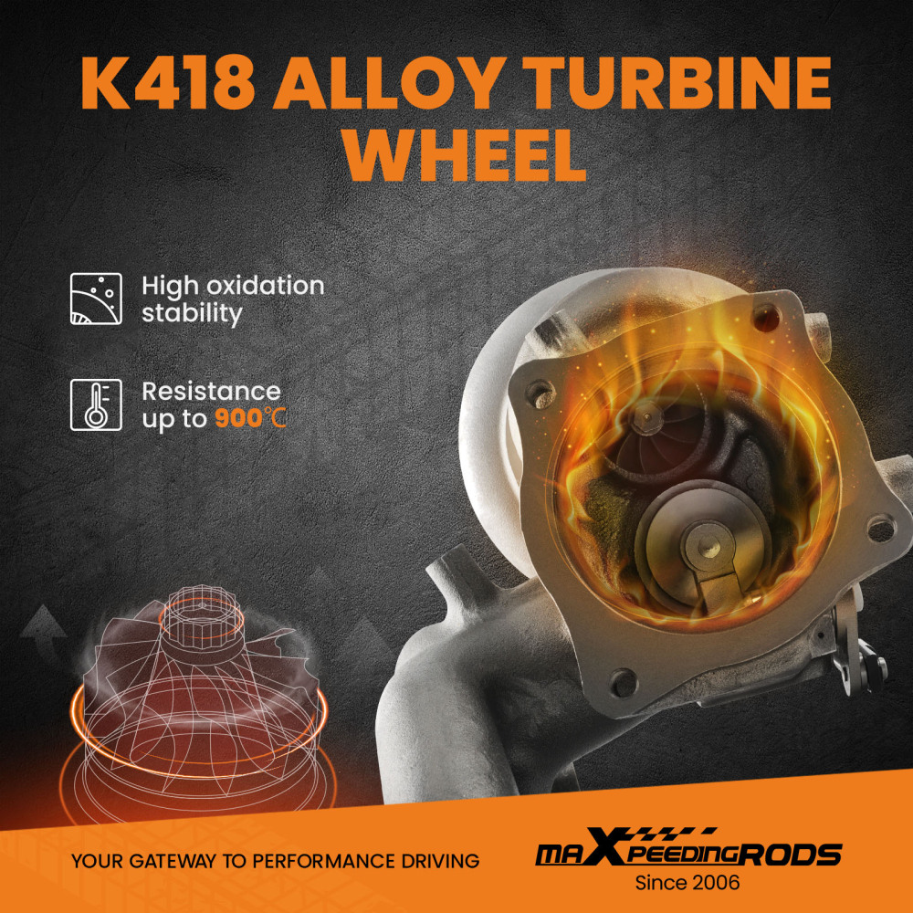 Turbocharger Turbo compatible for Kia Hyundai Sonata Santa Fe Optima 2.0L Theta 2 2016-2019