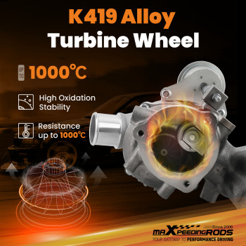 Upgraded Billet Turbocharger compatible for Hyundai Veloster 13-17 compatible for Kia Forte Koup 14-17 1.6