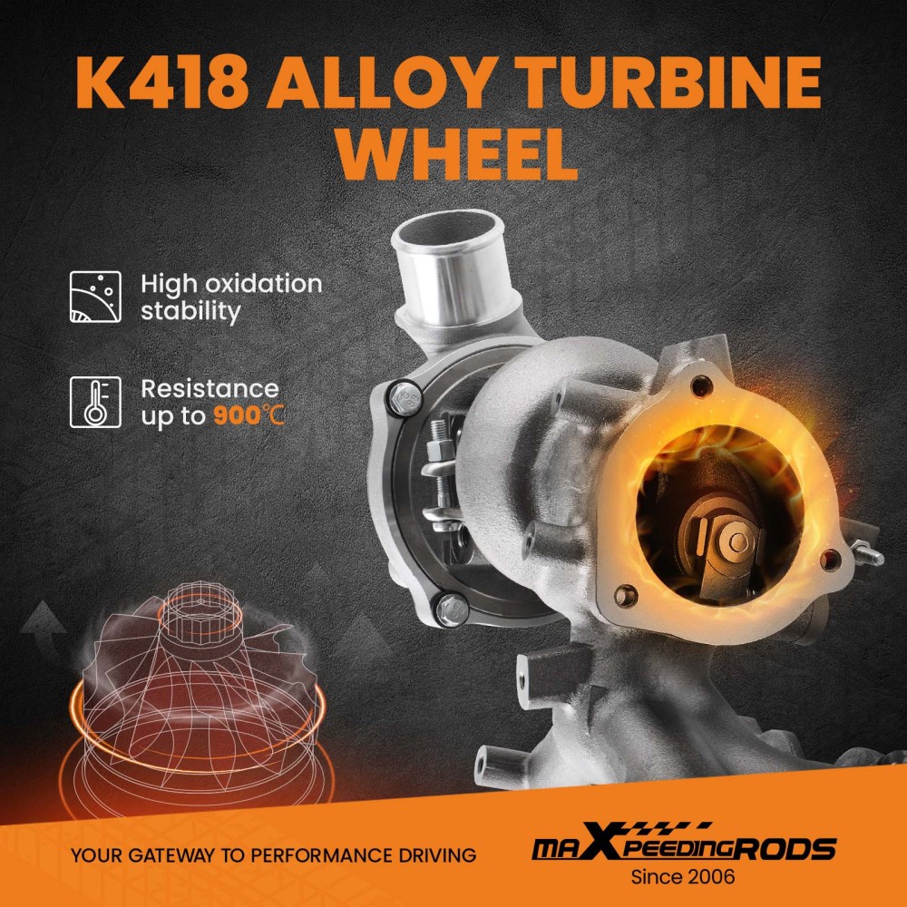 K03 Turbocharger compatible for Hyundai Veloster Turbo Hatchback 3-Door 1.6L 2013-2017