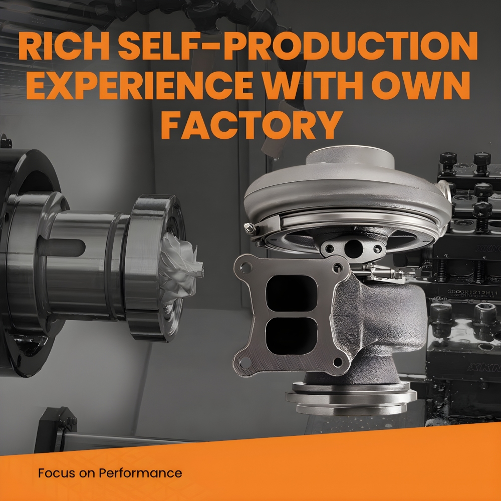 HX55W TURBO TUBRINA TURBOCOMPRESSORE compatibile per CUMMINS TRUCK, BUS ISM, ISME, M11