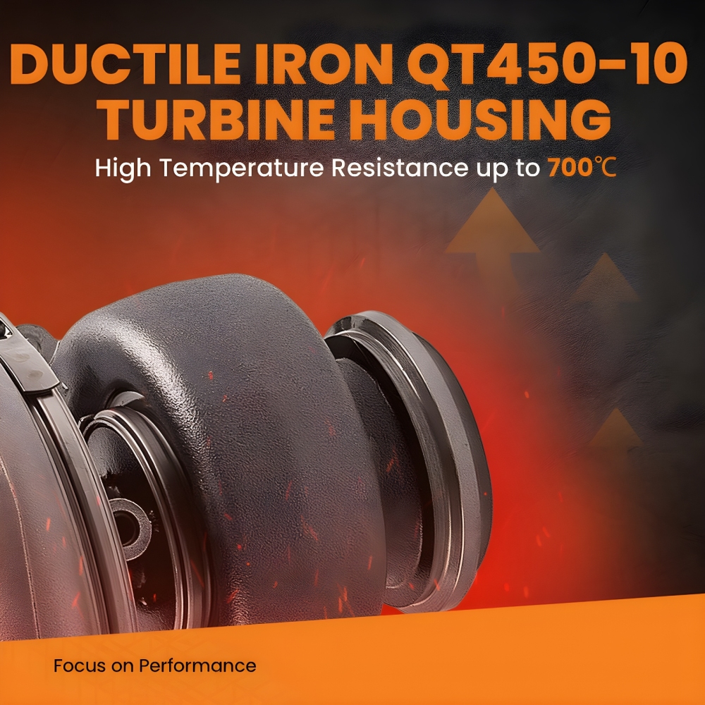 HX55W TURBO TUBRINA TURBOCOMPRESSORE compatibile per CUMMINS TRUCK, BUS ISM, ISME, M11