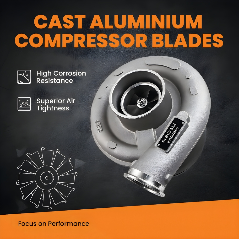 HX55W TURBO TUBRINA TURBOCOMPRESSORE compatibile per CUMMINS TRUCK, BUS ISM, ISME, M11