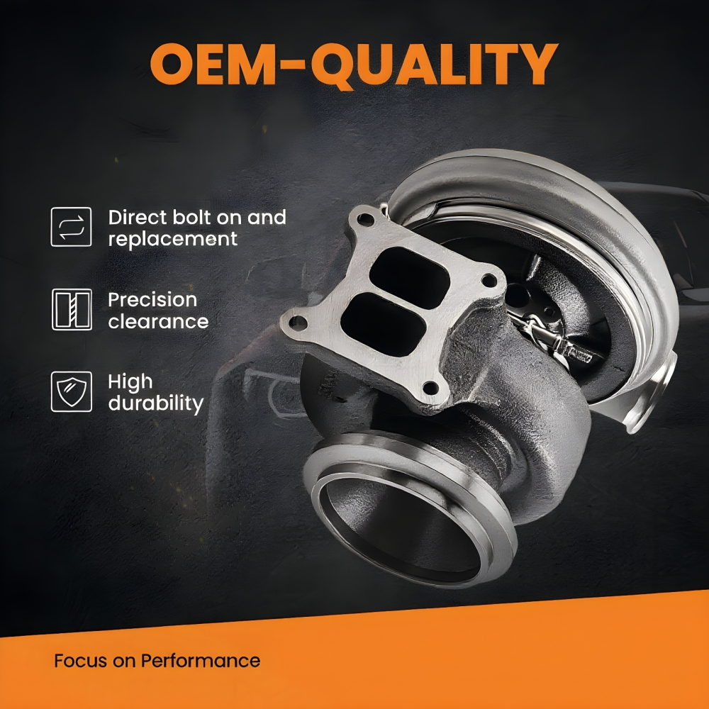 HX55W TURBO TUBRINA TURBOCOMPRESSORE compatibile per CUMMINS TRUCK, BUS ISM, ISME, M11