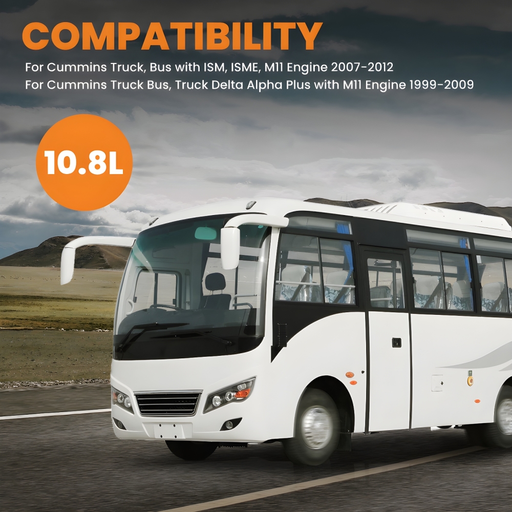 HX55W TURBO TUBRINA TURBOCOMPRESSORE compatibile per CUMMINS TRUCK, BUS ISM, ISME, M11