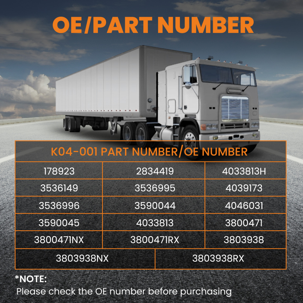 Turbo compatible for charger compatible for Dodge 1994-2000 2001 HX55 compatible for Cummins M11 M-Series Engine 3800471