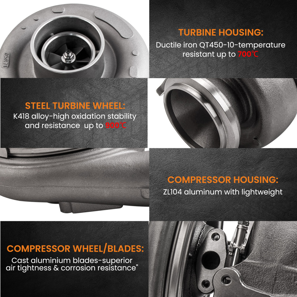 Turbo compatible for charger compatible for Dodge 1994-2000 2001 HX55 compatible for Cummins M11 M-Series Engine 3800471