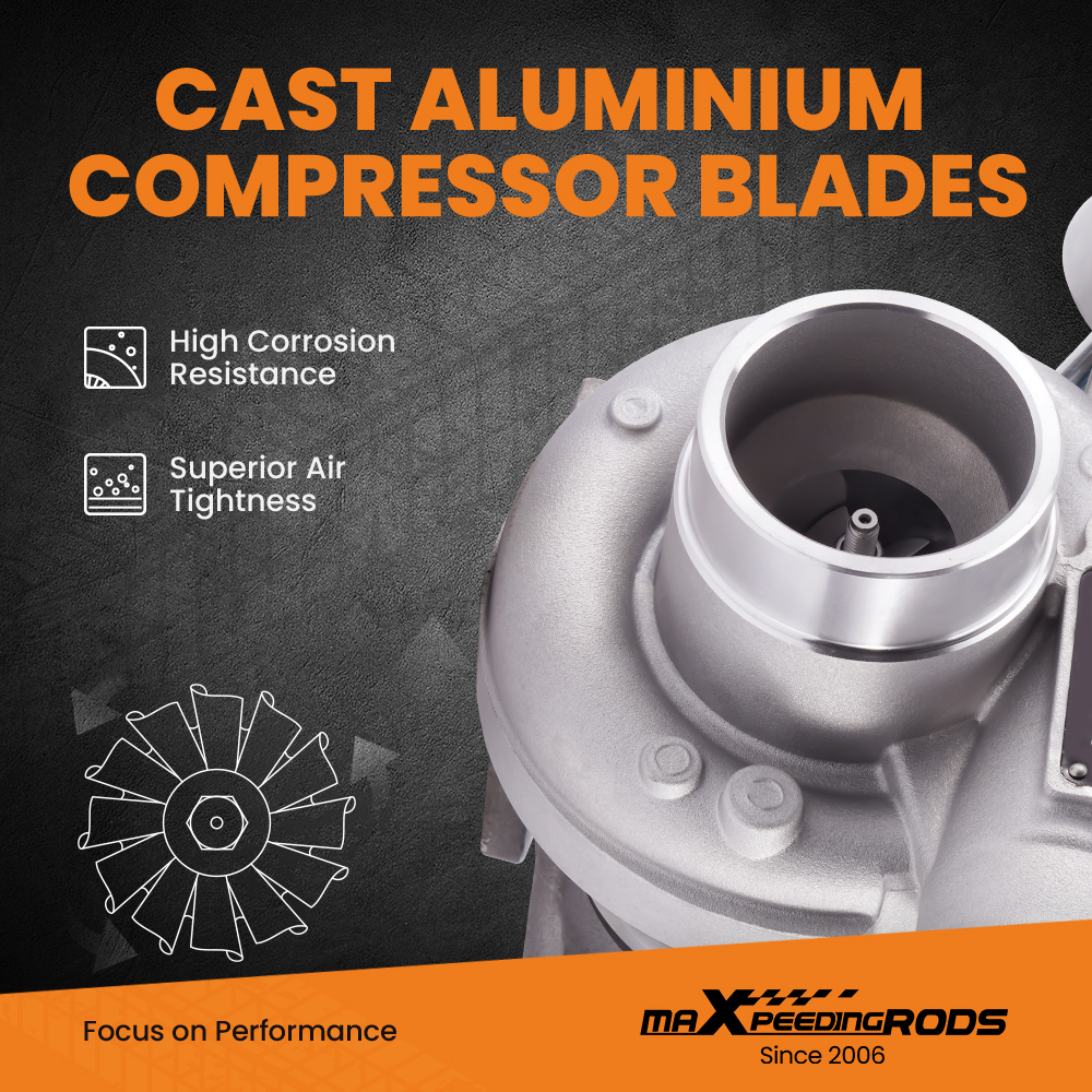 HX30W Turbo Charger compatible for Cummins 4BT 3.9L 110HP 3592015 3538288 1995-2006