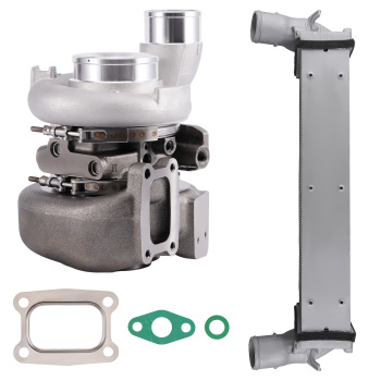 Turbo Intercooler Kit compatible for Dodge Ram 2500 3500 6.7L Diesel ISB compatible for Cummins 2013-2018