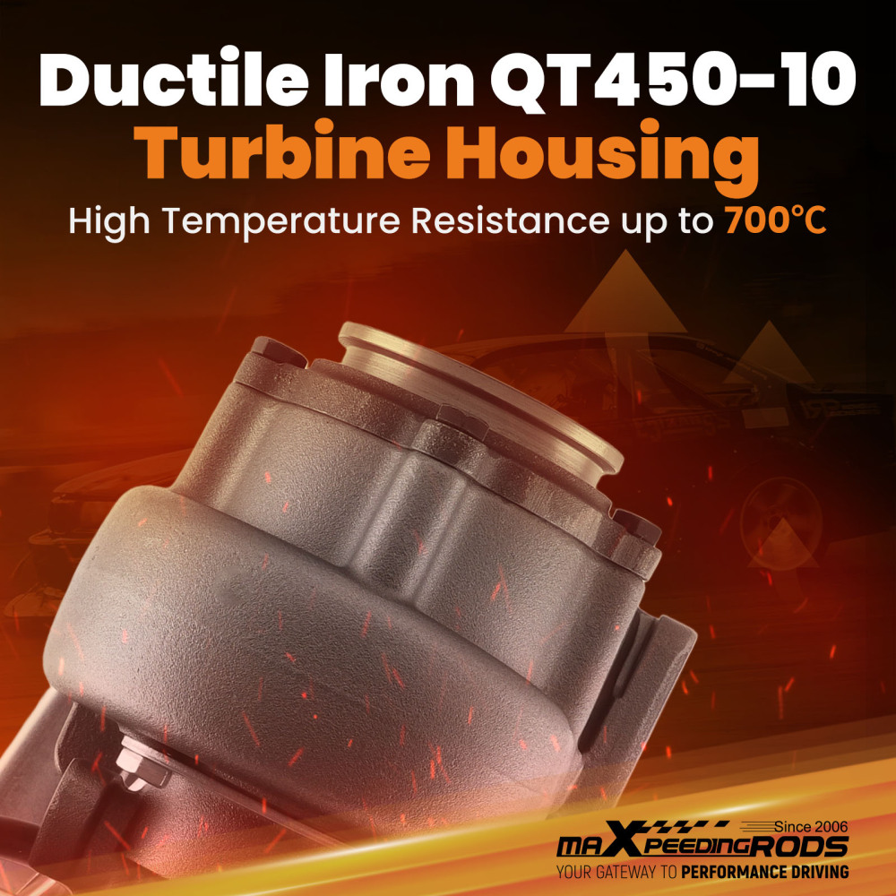 Diesel Turbocharger compatible for Cummins 6BTAA Truck Bus 1996-2005 4050267 Twin-Scroll