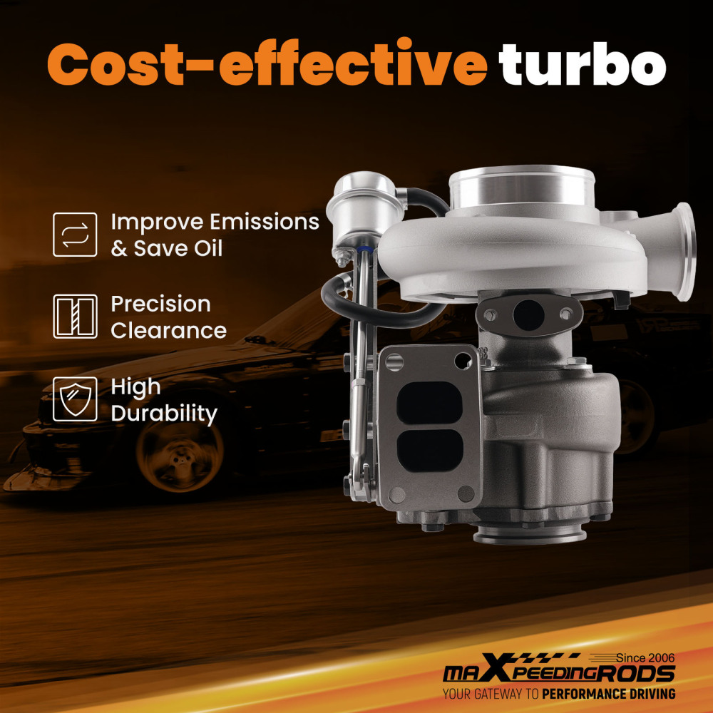 Diesel Turbocharger compatible for Cummins 6BTAA Truck Bus 1996-2005 4050267 Twin-Scroll