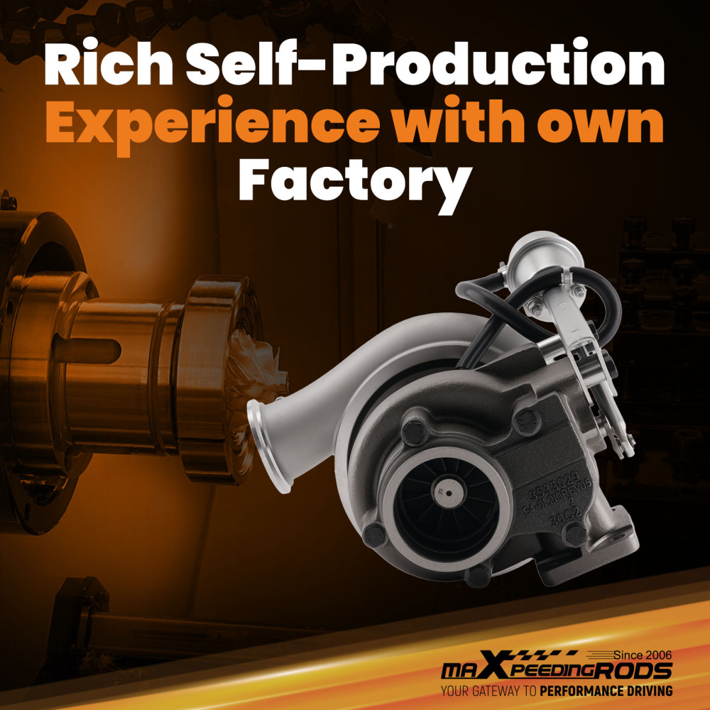 Diesel Turbocharger compatible for Cummins 6BTAA Truck Bus 1996-2005 4050267 Twin-Scroll