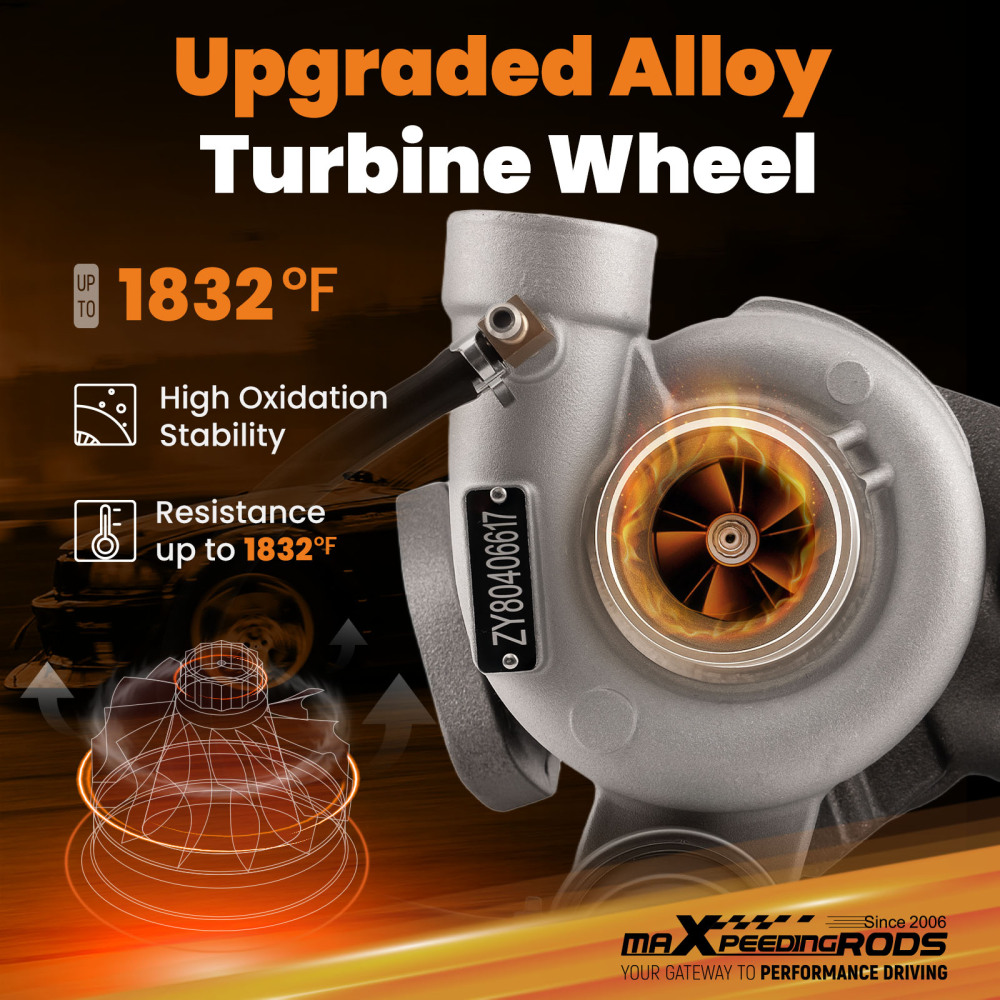Upgrade Turbocharger 452055-5004S compatible for Land Rover Defender 2.5 TDI 126HP 300TDI