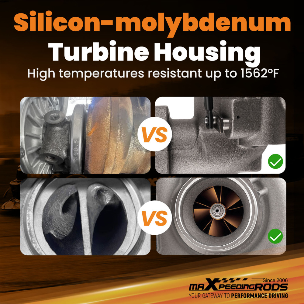 Upgrade Turbocharger 452055-5004S compatible for Land Rover Defender 2.5 TDI 126HP 300TDI