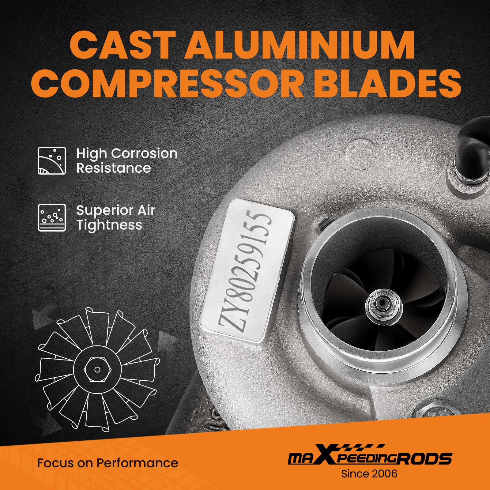 エース Maxpeedingrods-Performance Auto Parts Turbocharger