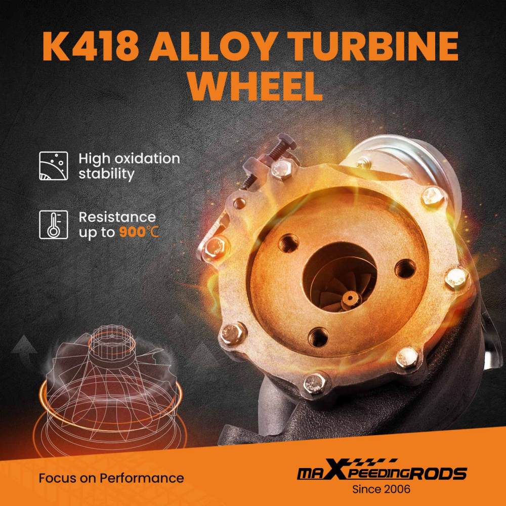 Turbocharger compatible for Opel Corsa C 1.7 CDTI 49131- 06003 TD03 74Kw 100HP Z17DTH Turbo